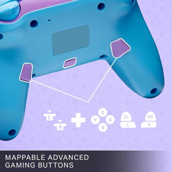 Mando Pro PowerA Wireless Nintendo Switch Color Splash Heroes - Imagen 3