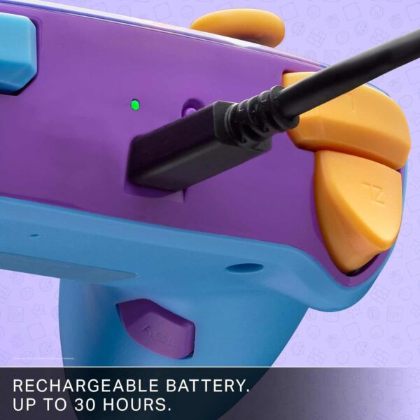 Mando Pro PowerA Wireless Nintendo Switch Color Splash Heroes - Imagen 5