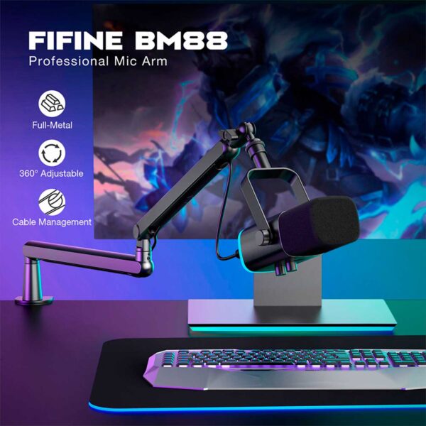 Brazo Para Microfono Fifine Bm88 Black - Imagen 3