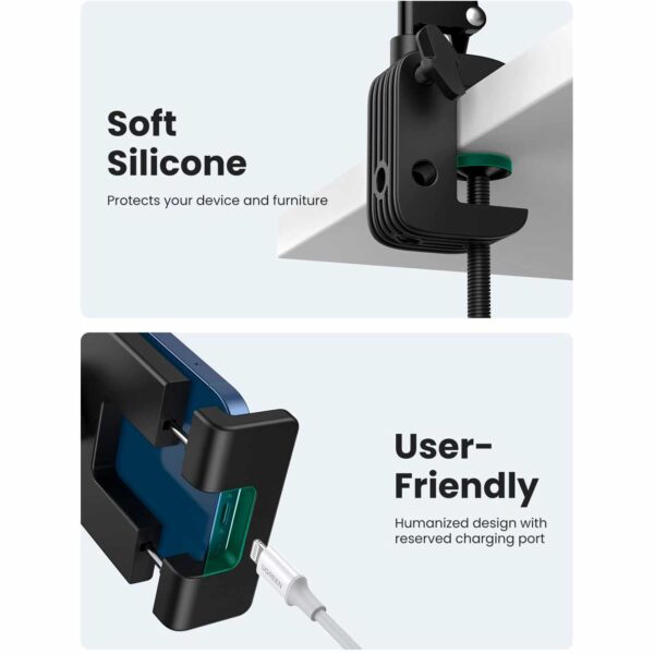 Soporte para tablet Ugreen de 4" a 12.9" con brazo flexible 360 LP142 (50394) - Imagen 4