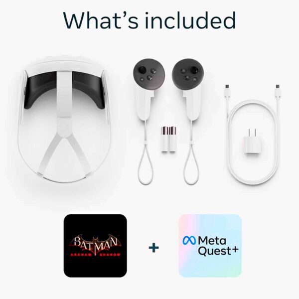 Meta Quest 3 4K 512Gb Headset/Batman Arkham Shadow-White - Imagen 4
