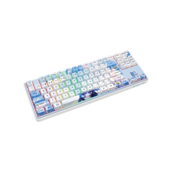 Teclado Gamer Redragon Star Blade Rgb Pro Wireless English K707Ak Blue Anime - Imagen 2