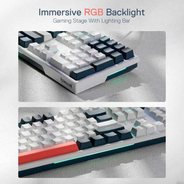 Teclado Gamer Redragon Trundle K668Wbo-Rgb English - Imagen 3