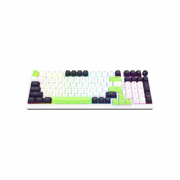 Teclado Gamer Redragon Eisa K686Wgb Rgb Max Wireless English Green - Imagen 4