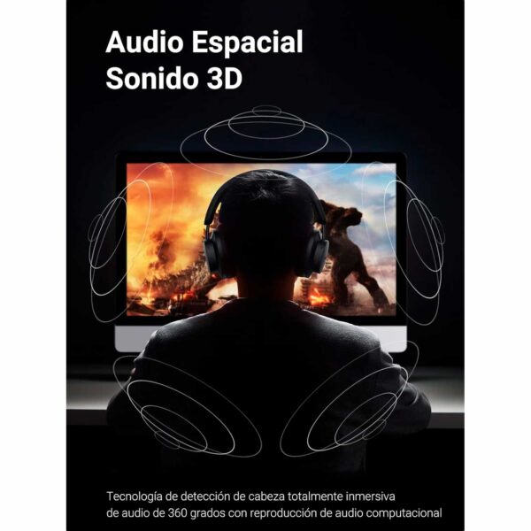 Audifonos Inalambricos Ugreen HiTune MAX 3 Over Ear Negro HP106-90422 - Imagen 2