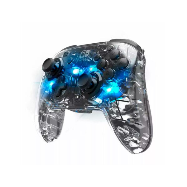 Mando PDP Inalámbrico para Nintendo Switch Afterglow Deluxe Transparente - Imagen 2