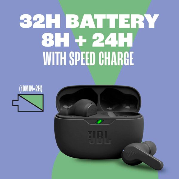 Audifonos Inalambricos JBL Vibe Beam 2 In-Ear IP54 Negro - Imagen 3