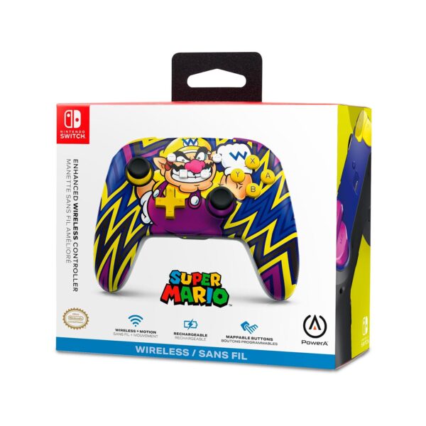 Mando Pro PowerA Wireless Nintendo Switch Wario - Imagen 5