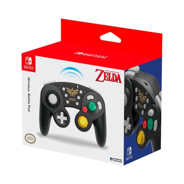 Mando GameCube Hori Battle Pad Wireless Nintendo Switch Zelda - Imagen 4