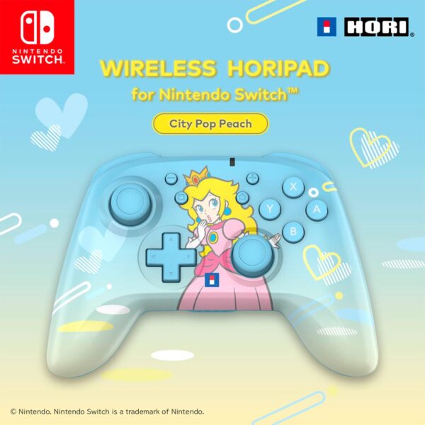 Mando Horipad Wireless Nintendo Switch City Pop Peach - Imagen 4