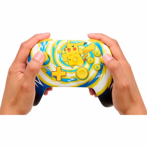 Mando Pro PowerA Wireless Nintendo Switch Pikachu Vortex - Imagen 2