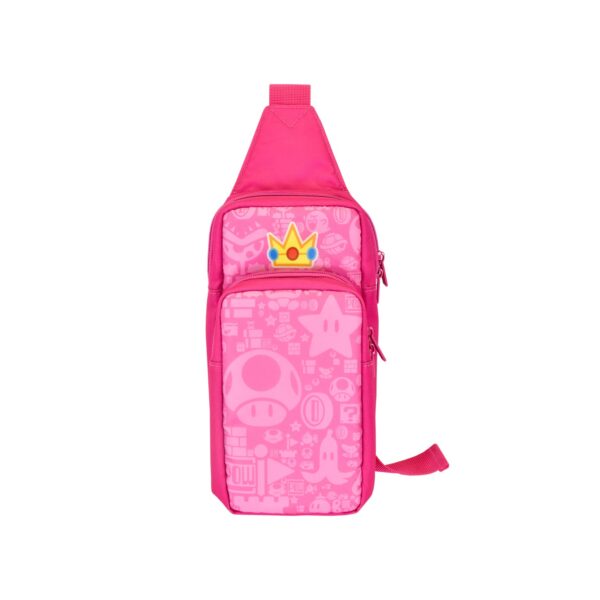 Bolso Hori Go adventure Pack Princess Peach Nintendo switch - Imagen 2