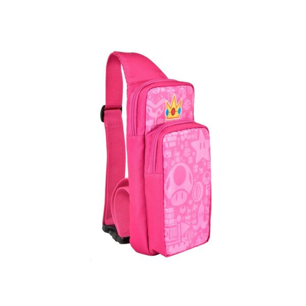 Bolso Hori Go adventure Pack Princess Peach Nintendo switch - Imagen 3
