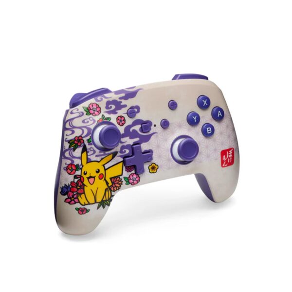 Mando Pro PowerA Wireless Nintendo Switch Pikachu Blossom - Imagen 2