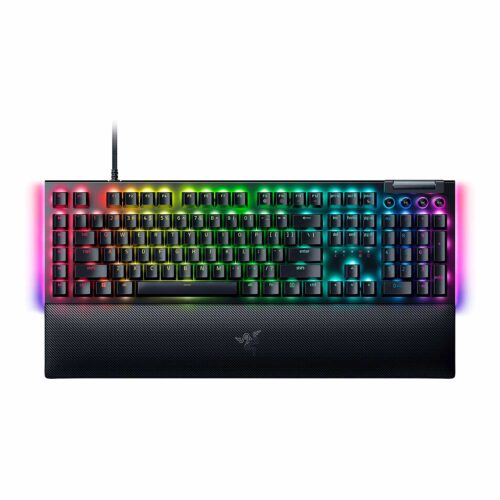 Teclado Gamer Razer Blackwidow V4 Mechanical Us Switch Yellow Chroma Black
