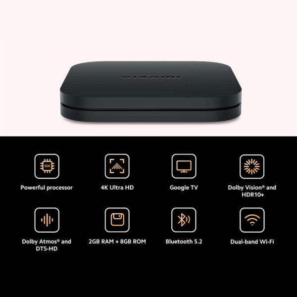 TV Box S Cle Xiaomi 2nd Gen 4K Ultra HD MDZ 28 AA - Imagen 3