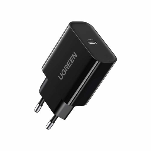 Cargador Ugreen 20W 2 Puertos Carga Rapida X227 45303 Negro