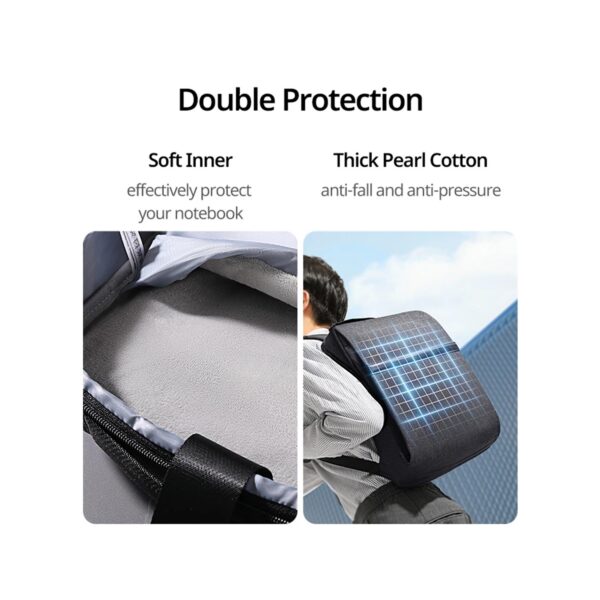 Mochila Para Laptop Hasta 15.6" Ugreen 90798 Gris - Imagen 2