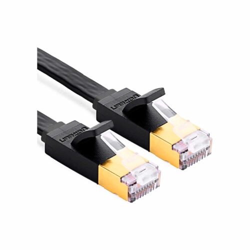 Cable Ugreen Ethernet Plano RJ45 Cat 7 10 Gbps 3m Negro NW106 – 11262