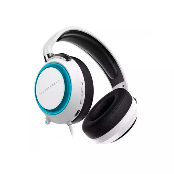 Audifono Gamer Thunderobot HG503 PRO Cableado 7.1 Virtual RGB Blanco - Imagen 3