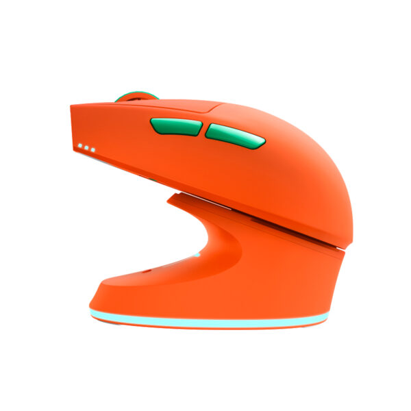 Mouse Gamer Thunderobot ML903 Mini Inalambrico BT/Nearlink 30k DPI Naranja - Imagen 3