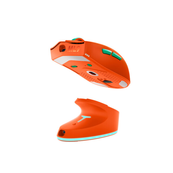 Mouse Gamer Thunderobot ML903 Mini Inalambrico BT/Nearlink 30k DPI Naranja - Imagen 4