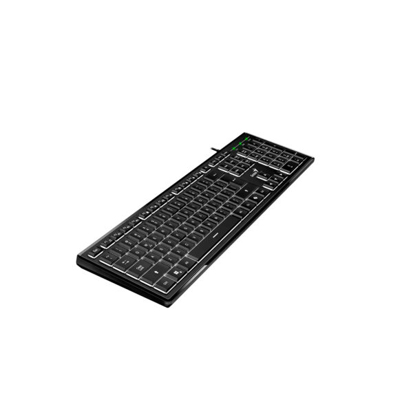 Teclado Genius Slimstar 820 Retroiluminado Con Cable AI Copilot Sp Negro - Imagen 3