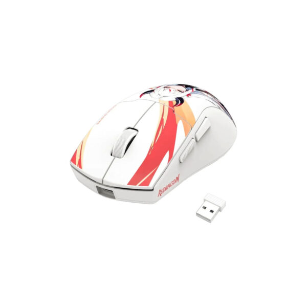 Mouse Gamer Redragon K1ng Max M918AKG-Pro Anime Wireless White - Imagen 2