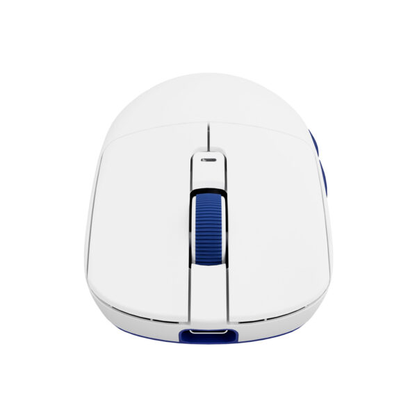 Mouse Gamer Royal Kludge M30-Paw 12000 Dpi Wireless BT White Blue - Imagen 3