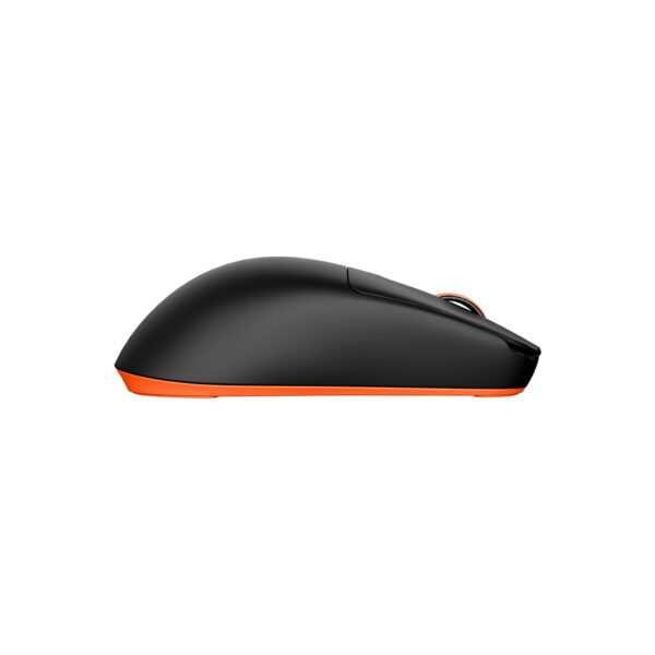 Mouse Gamer Royal Kludge M30-Paw 12000 Dpi Wireless BT Black Orange - Imagen 4