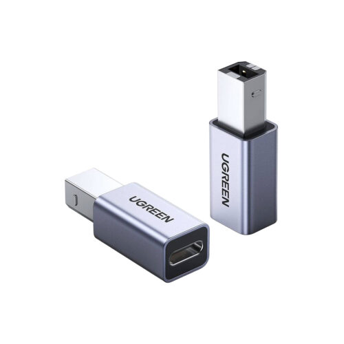 Adaptador Ugreen USB-C a USB 2.0 Tipo B US382 para Impresora – 20120