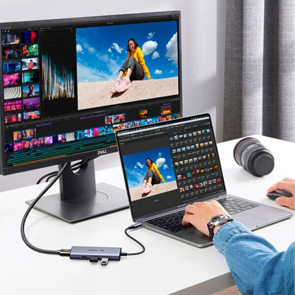 Hub Ugreen USB C 4 en 1 De 3 Puertos USB-A 3.0 y 1 HDMI 50629 - Imagen 4