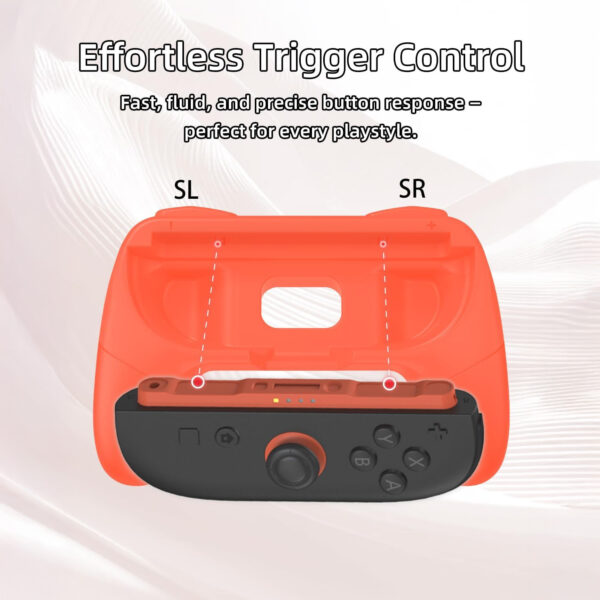 Handgrip KJH Para Joy Con Nintendo Switch 2 Rojo - Imagen 4