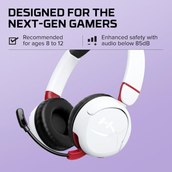 Audifonos Inalambricos Hyper X Bluetooth Mini Kids CMI002 Blanco - Imagen 2