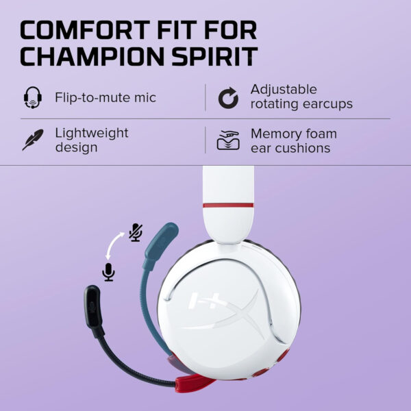 Audifonos Inalambricos Hyper X Bluetooth Mini Kids CMI002 Blanco - Imagen 5