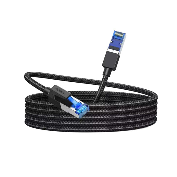 Cable de Red UTP Cat8 Ugreen 5m RJ45 40Gbps Trenzado NW153 80433 Negro - Imagen 2