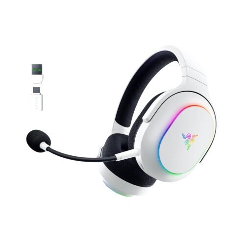 Audifonos Gamer Razer Barracuda X 70H Smartswitch Bluetooth Chroma RGB Blanco