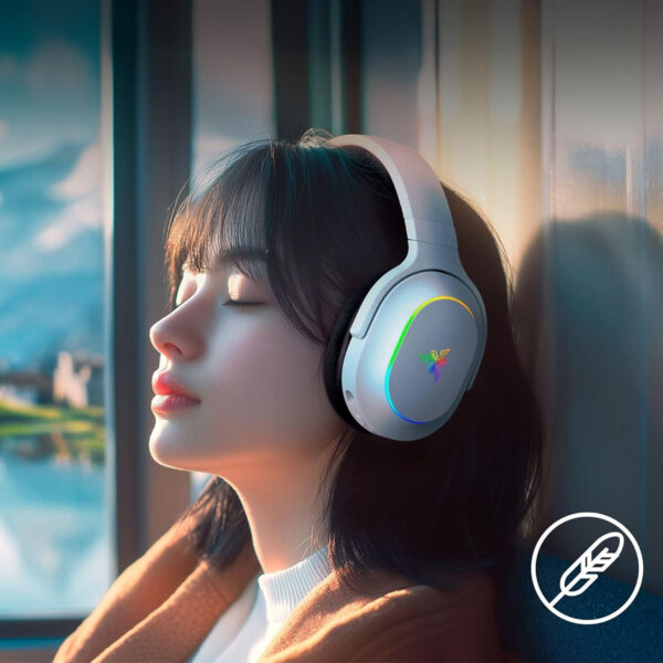 Audifonos Gamer Razer Barracuda X 70H Smartswitch Bluetooth Chroma RGB Blanco - Imagen 4