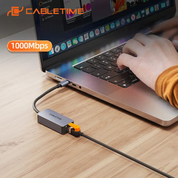 Cable De Red Cabletime Cat 6 15m 250Mhz 26AWG Negro - Imagen 3