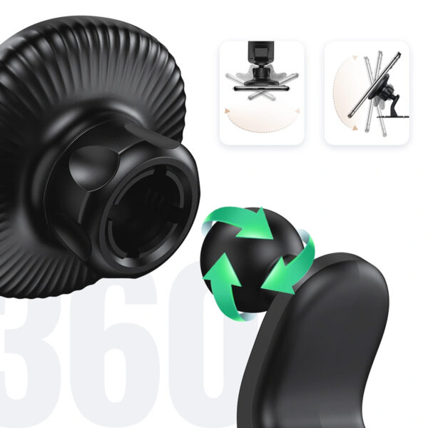Soporte De Celular Ugreen Magnetico Para Auto LP292 80785 Negro - Imagen 3
