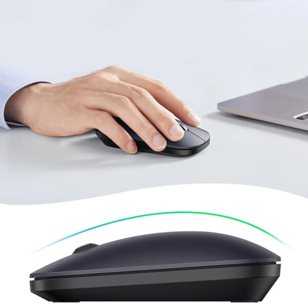 Mouse Inalambrico Ugreen Silent 2.4GHz 4000 dpi 90372 Negro - Imagen 4