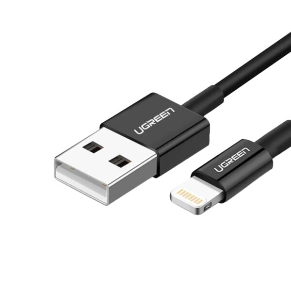 Cable Ugreen Lightning a USB 2.0 1m US155 80822 Negro - Imagen 2