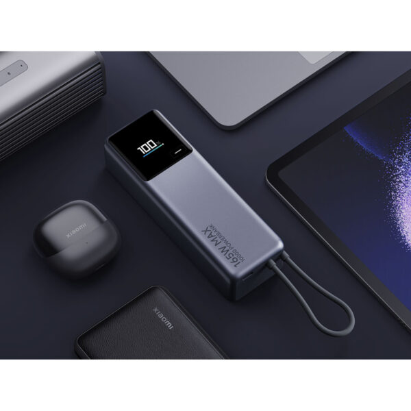 Powerbank Xiaomi 10000mAh USB-C 165W PB1165M Gris - Imagen 3