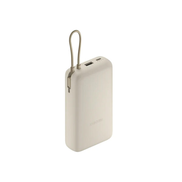 Powerbank Xiaomi 20000mAh USB-C 33W Cable Integrado PB2030MI Blanco - Imagen 3