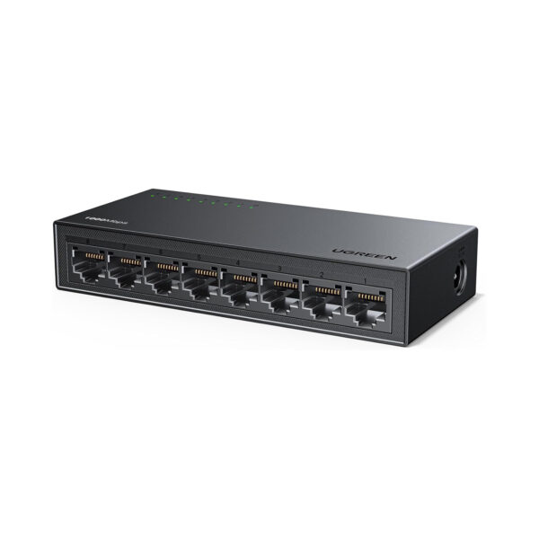 Switch Ugreen Ethernet 8 Puertos 1000mbps RJ45 CM834 35499US Negro