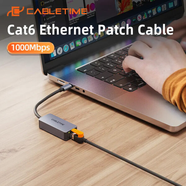 Cable De Red Cabletime Patch Cord Cat 6 5m CN61P - Imagen 2