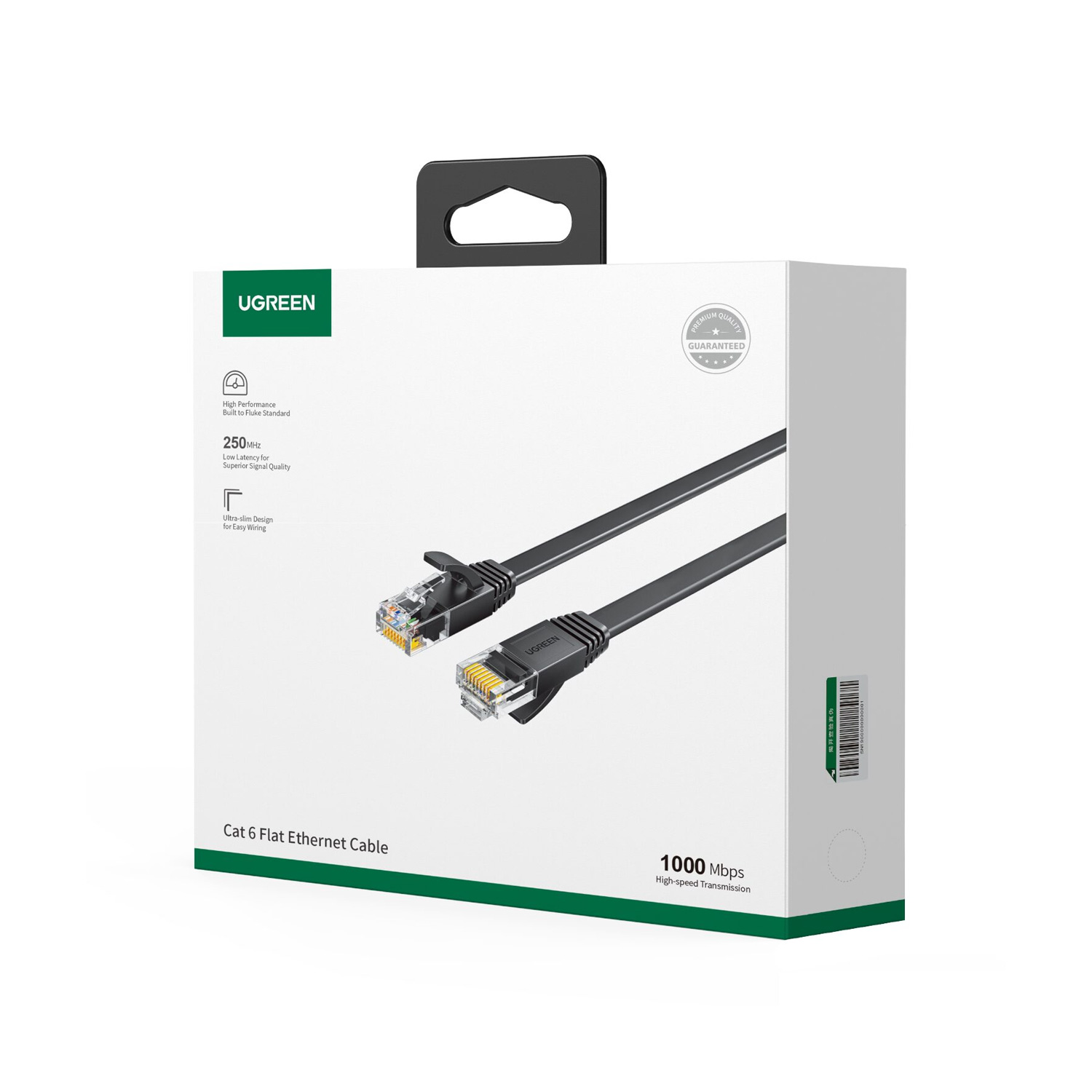 Cable Ugreen Ethernet Cat6 1m Cobre Puro Negro NW101-50191 - Imagen 5