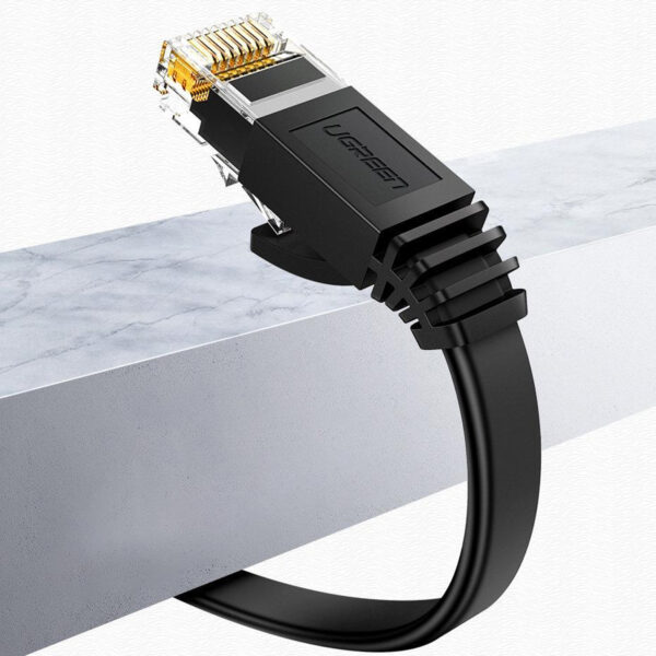 Cable Ugreen Ethernet Cat6 2m RJ45 Cobre Puro Negro NW101-50192 - Imagen 2