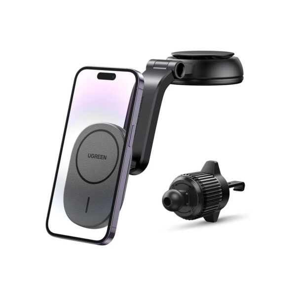 Cargador Inalambrico Magnetico Ugreen Para Auto 15W Negro 15120 - Imagen 2