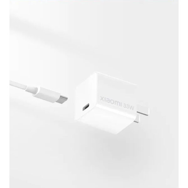 Cargador Xiaomi GaN Tipo-C 33W Blanco AD33G - Imagen 5